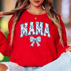 "MAMA" | Vintage Floral Unisex Adult Long Sleeve T-Shirt | Motherhood Lifestyle