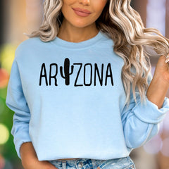 "ARIZONA" | State Pride Minimal Unisex Adult Sweatshirt | Desert Lifestyle