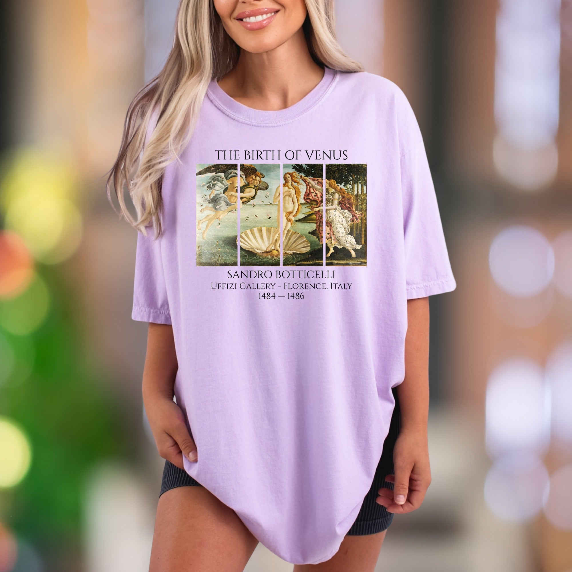 "THE BIRTH OF VENUS" | Comfort Colors Unisex Adult T-Shirt | Classic Art Vintage Style