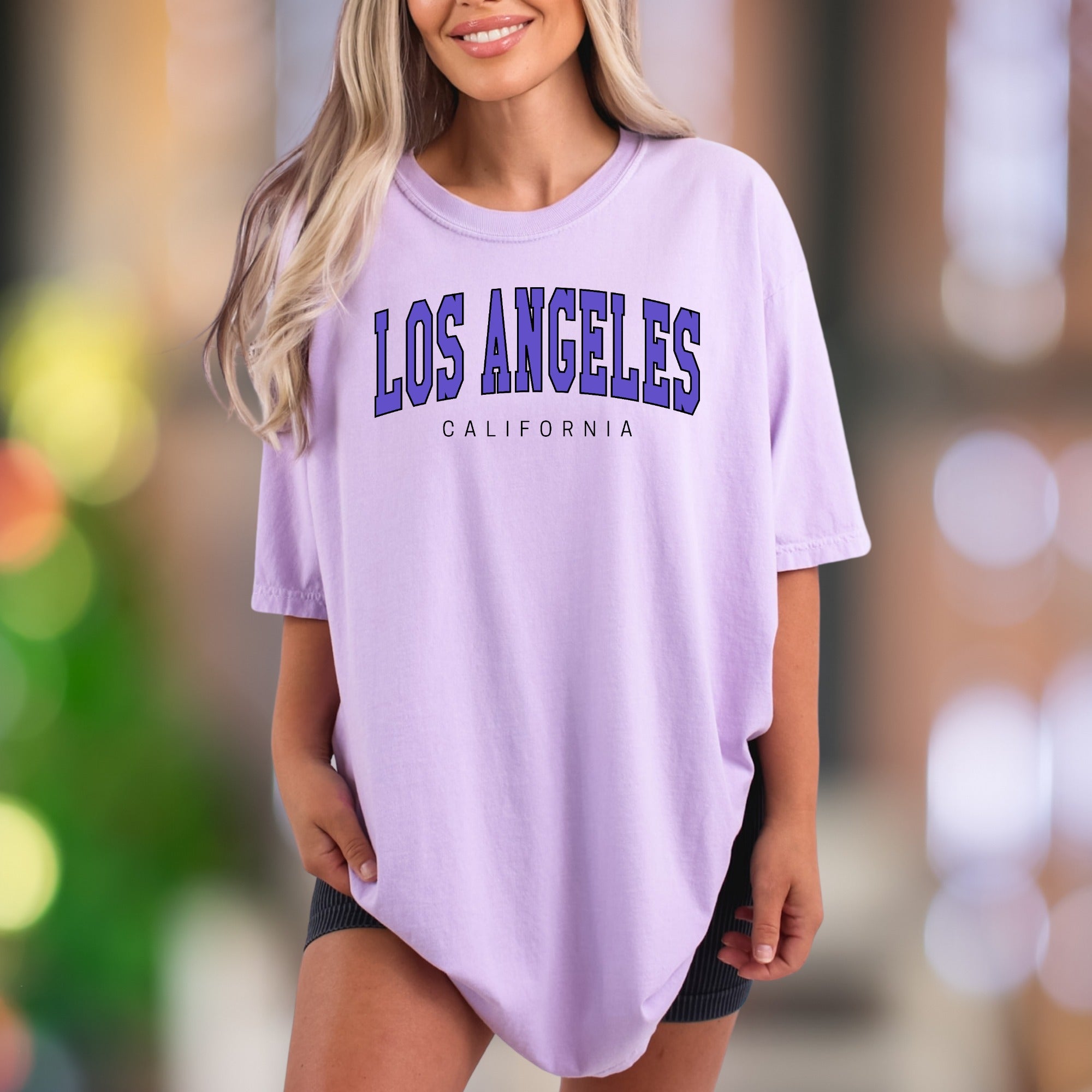 "Los Angeles California" | Comfort Colors Unisex Adult T-Shirt | Retro City Style