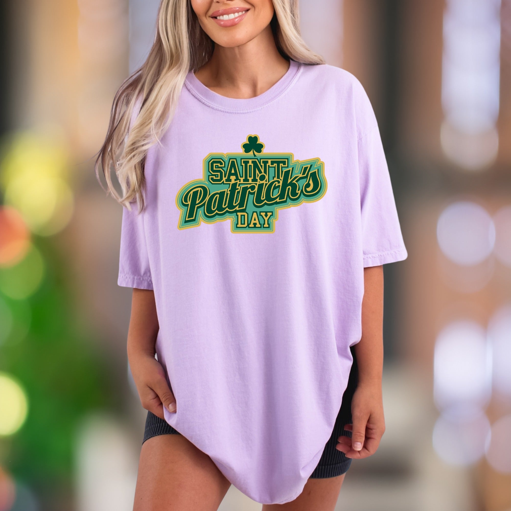 "Saint Patrick's Day" | Comfort Colors Unisex Adult T-Shirt | Retro Festive Style