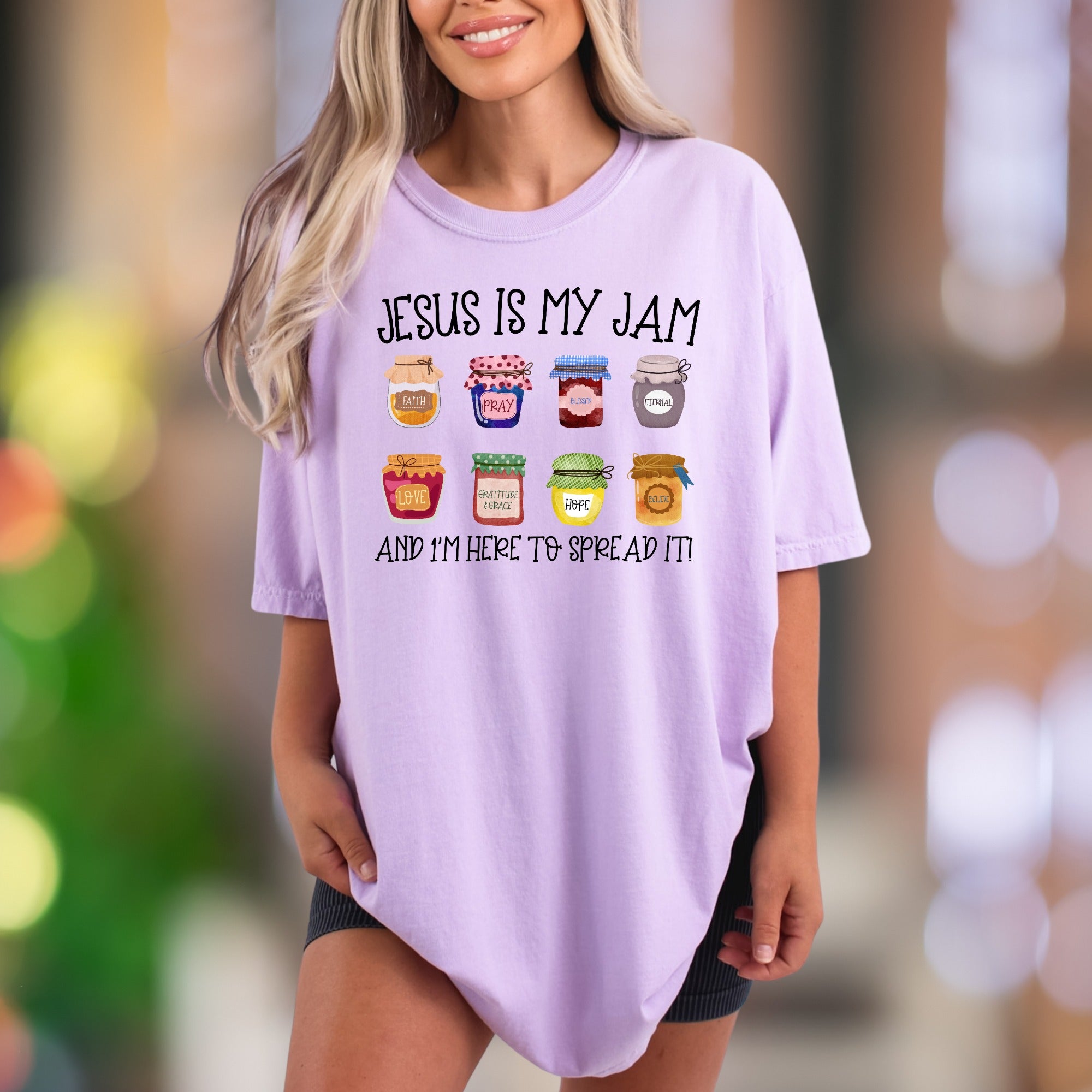 "Jesus Is My Jam" | Comfort Colors Unisex Adult T-Shirt | Faith-Inspired Lifestyle
