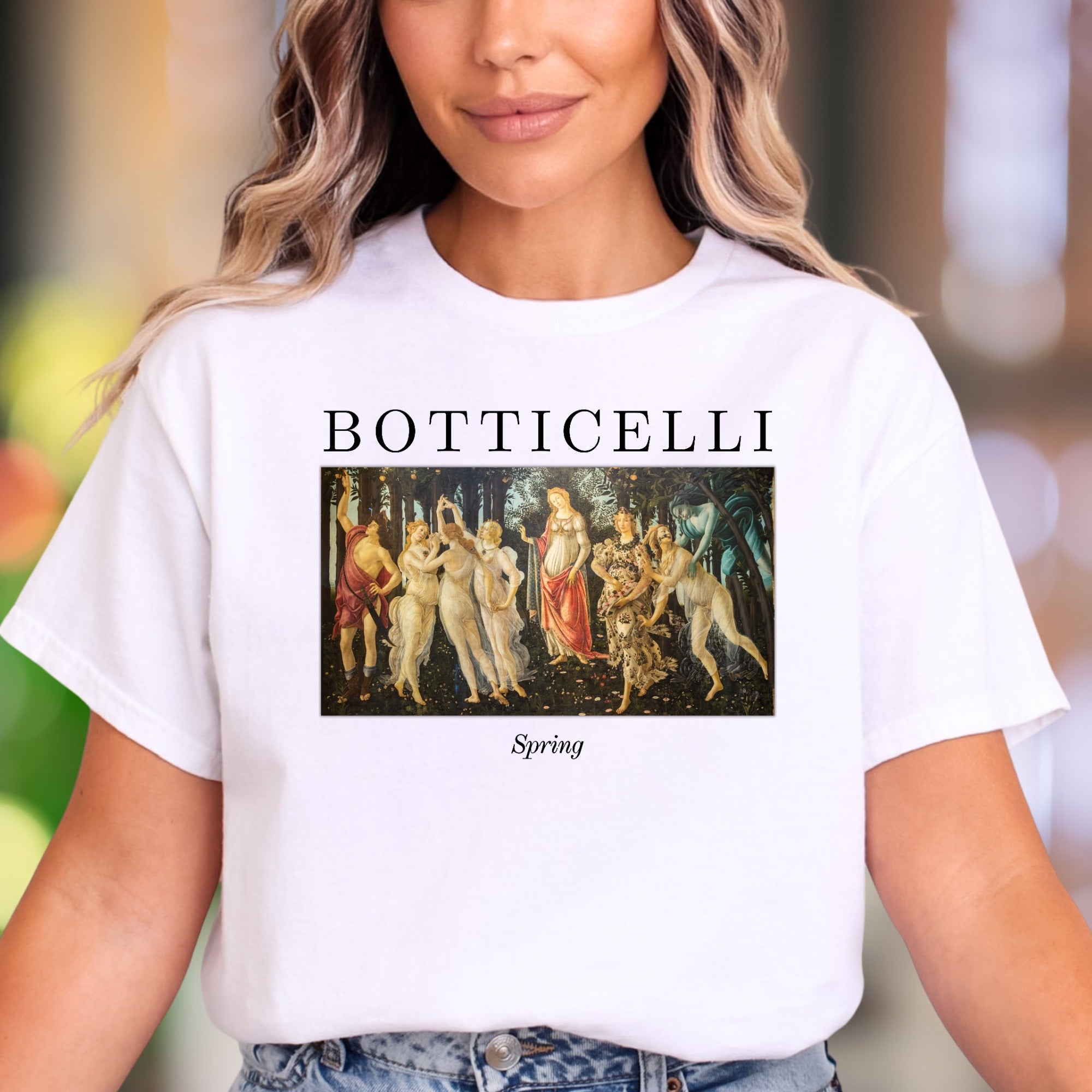 "BOTTICELLI Spring" | Renaissance Art Unisex Adult T-Shirt | Artistic Expression