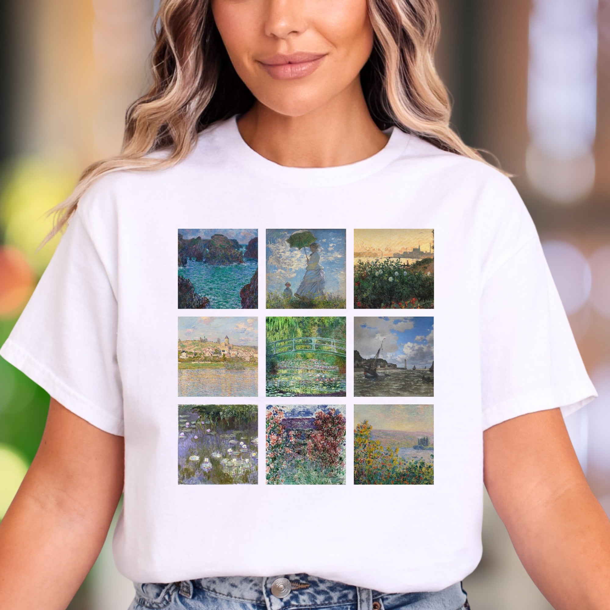 "Masterpieces Montage" | Fine Art Pattern Unisex Adult T-Shirt | Artistic Expression
