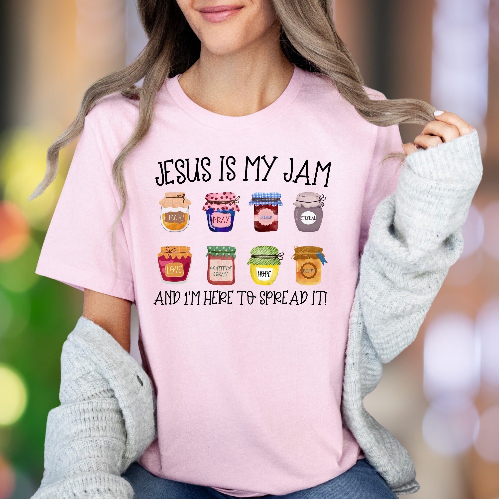 "Jesus Is My Jam" | Whimsical Graphic Unisex Adult T-Shirt | Faith-Inspired Lifestyle