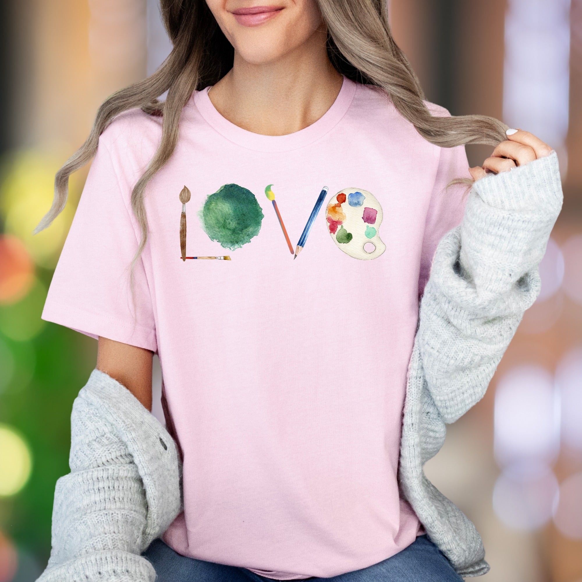 "LOVE" Artist Tools Unisex Adult T-Shirt | Creative Expression Lifestyle