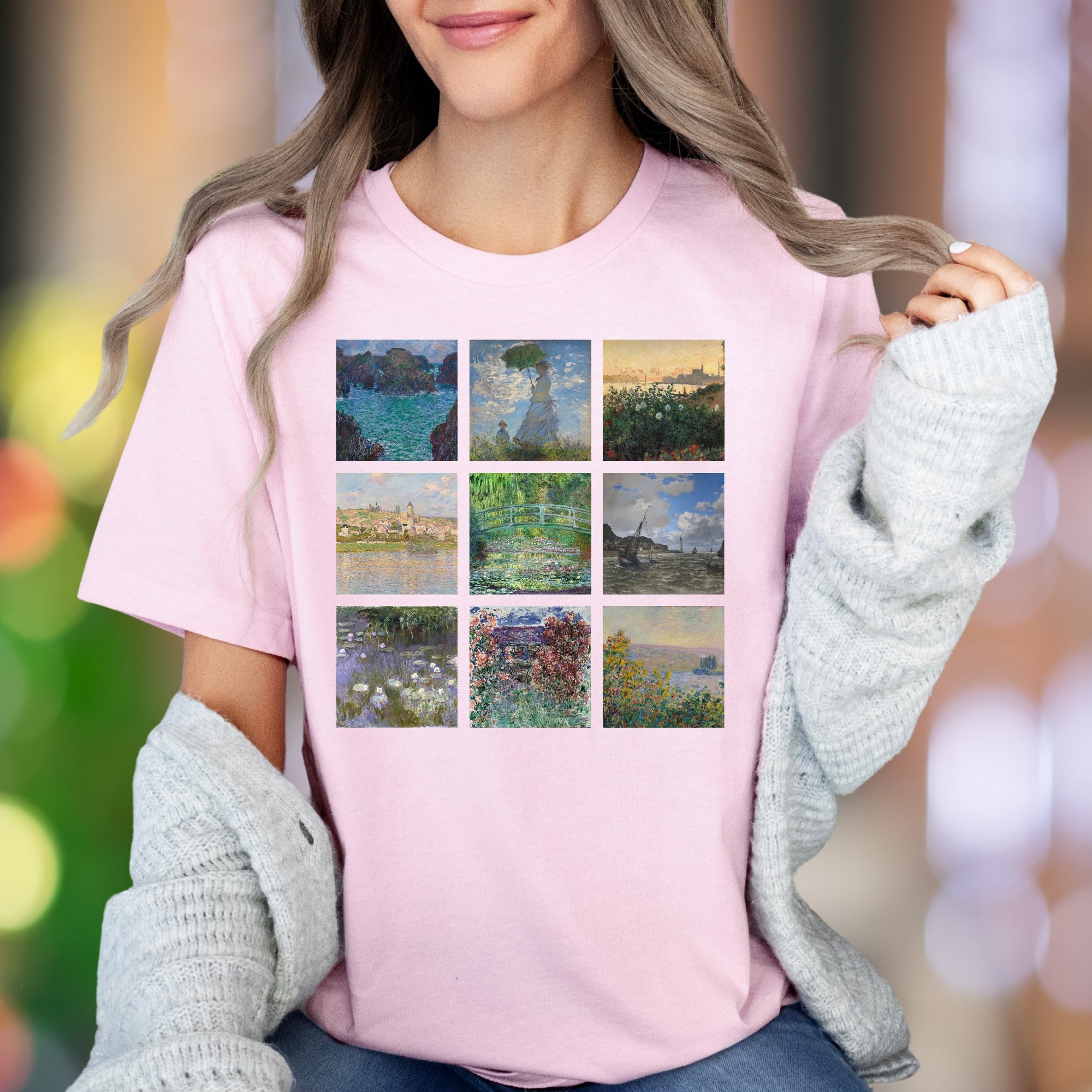 "Masterpieces Montage" | Fine Art Pattern Unisex Adult T-Shirt | Artistic Expression