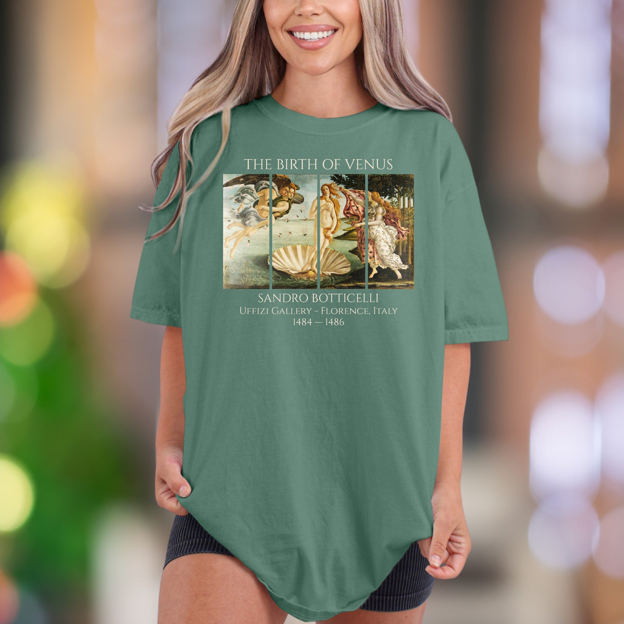"THE BIRTH OF VENUS" | Comfort Colors Unisex Adult T-Shirt | Classic Art Vintage Style
