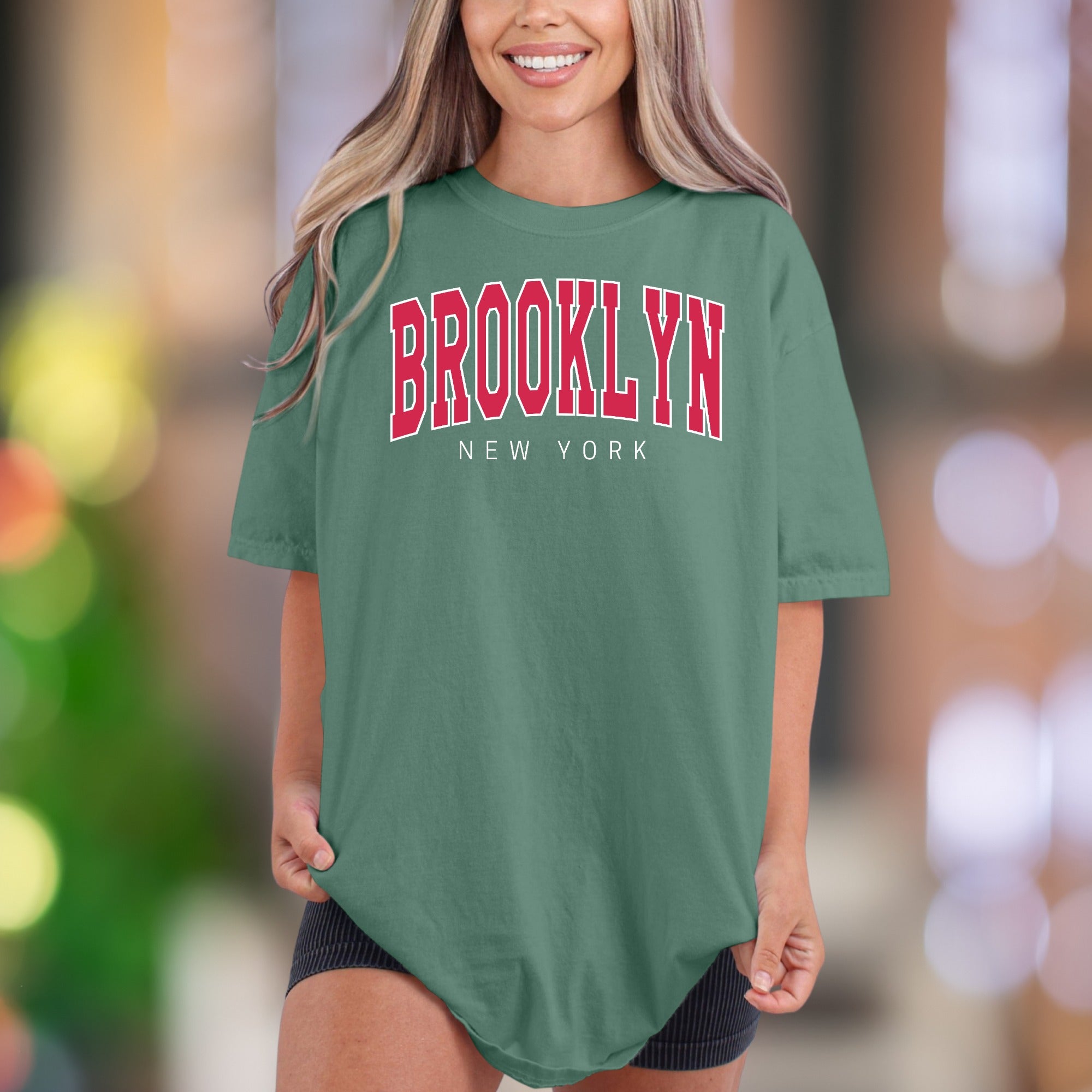 "BROOKLYN NEW YORK" | Comfort Colors Unisex Adult T-Shirt | Vintage City Style