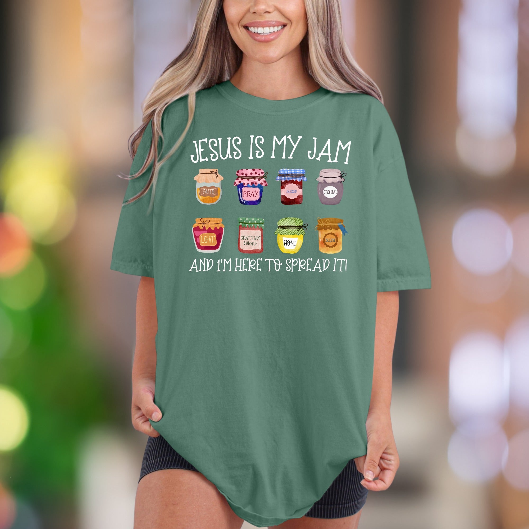 "Jesus Is My Jam" | Comfort Colors Unisex Adult T-Shirt | Faith-Inspired Lifestyle