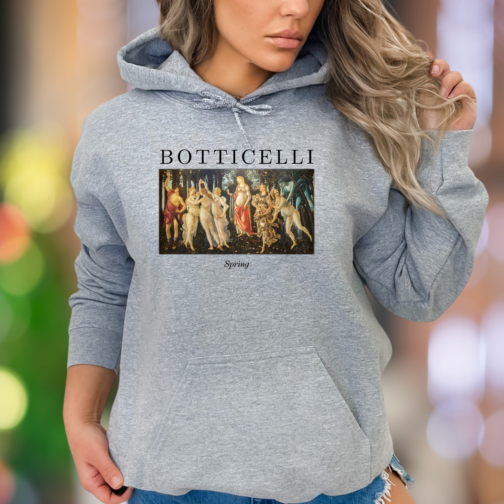 "BOTTICELLI Spring" | Renaissance Art Unisex Adult Hoodie | Artistic Heritage