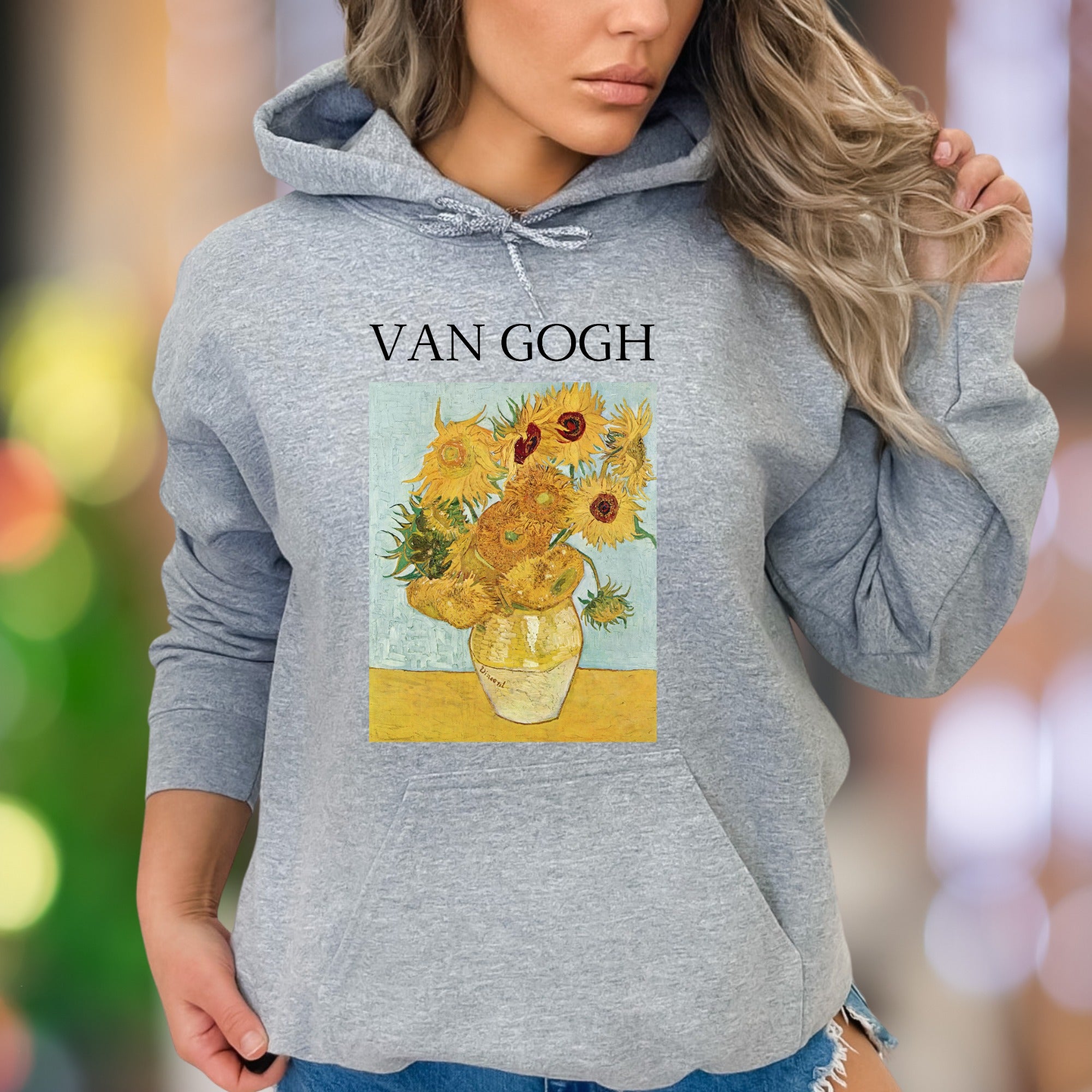 "VAN GOGH" | Vintage Art Graphic Unisex Adult Hoodie | Creative Lifestyle