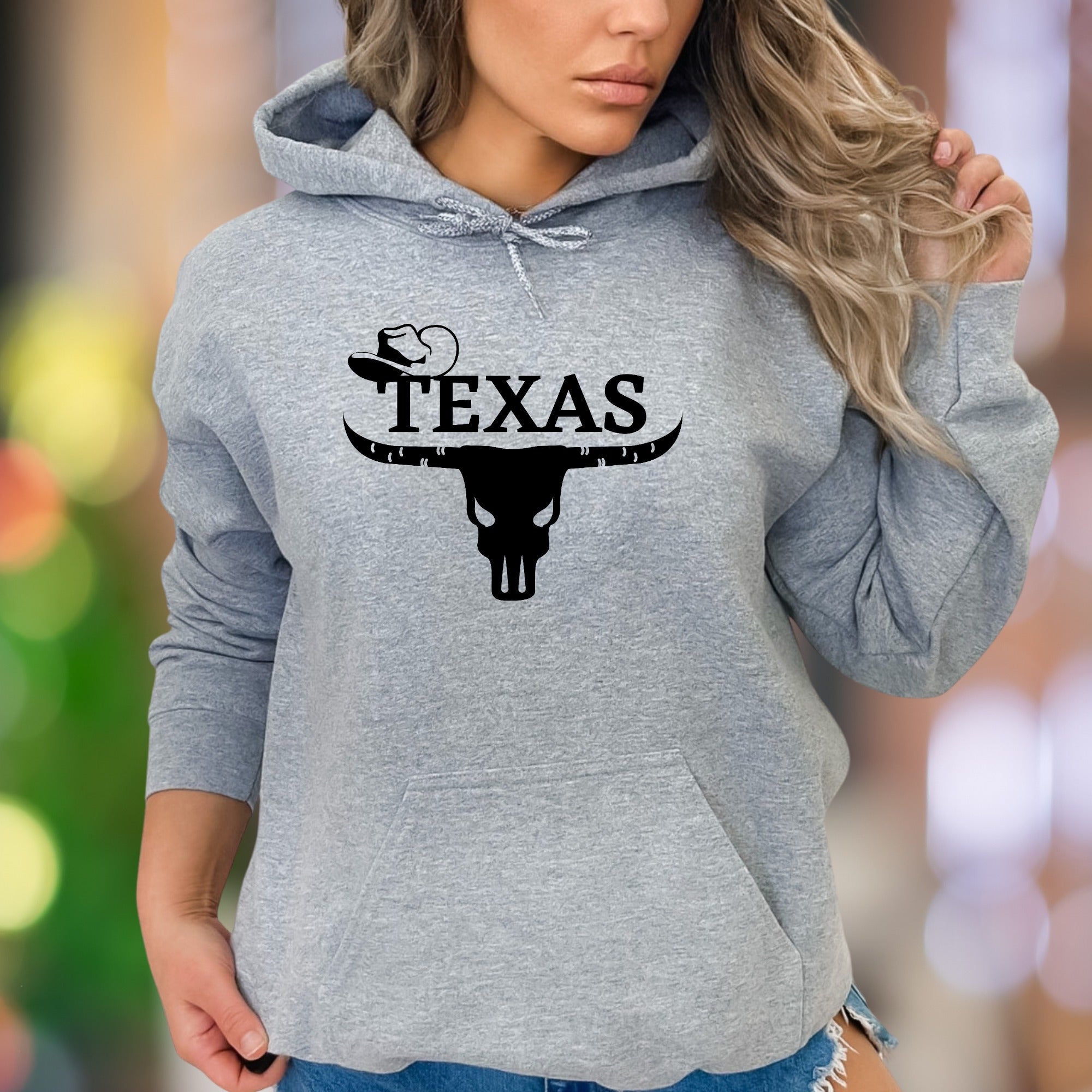 "TEXAS" | Western Graphic Unisex Adult Hoodie | Lone Star Lifestyle