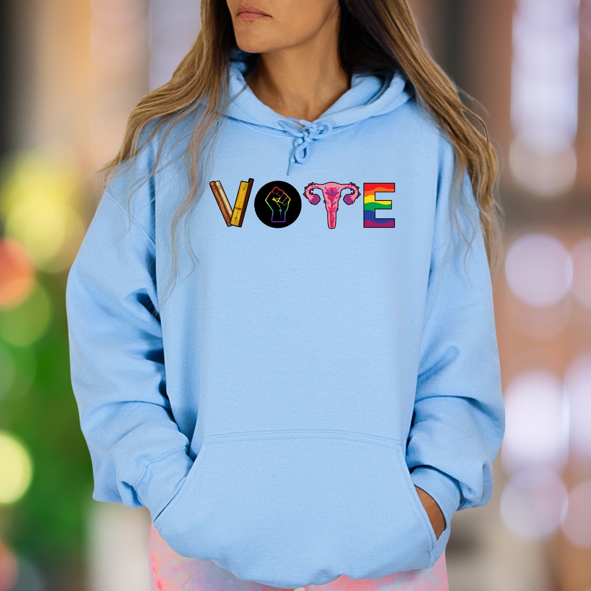 "VOTE" | Statement Graphic Unisex Adult Hoodie | Empowerment Lifestyle