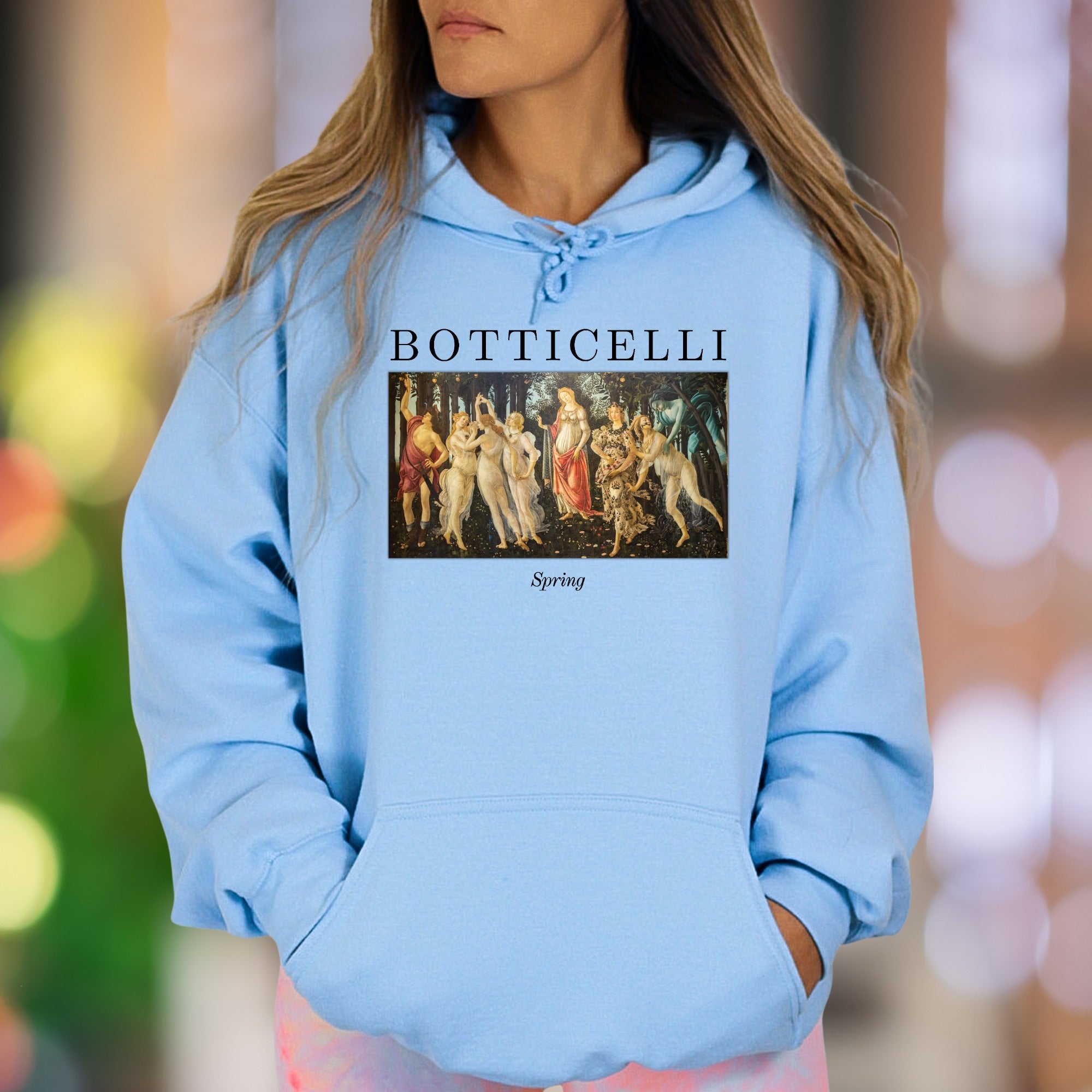 "BOTTICELLI Spring" | Renaissance Art Unisex Adult Hoodie | Artistic Heritage