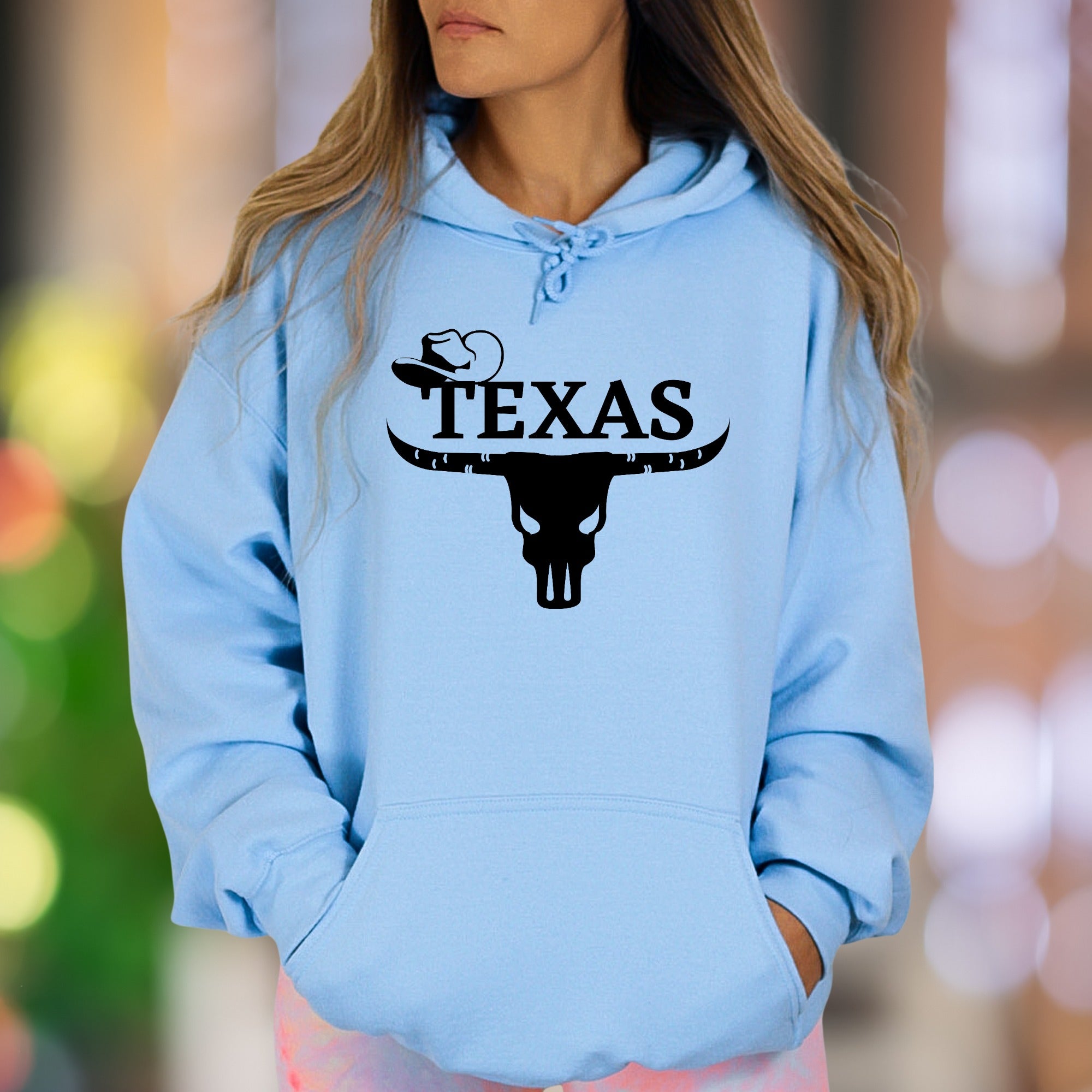 "TEXAS" | Western Graphic Unisex Adult Hoodie | Lone Star Lifestyle