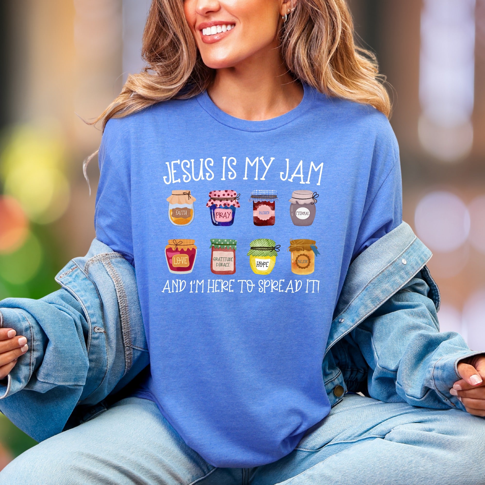 "Jesus Is My Jam" | Whimsical Graphic Unisex Adult T-Shirt | Faith-Inspired Lifestyle