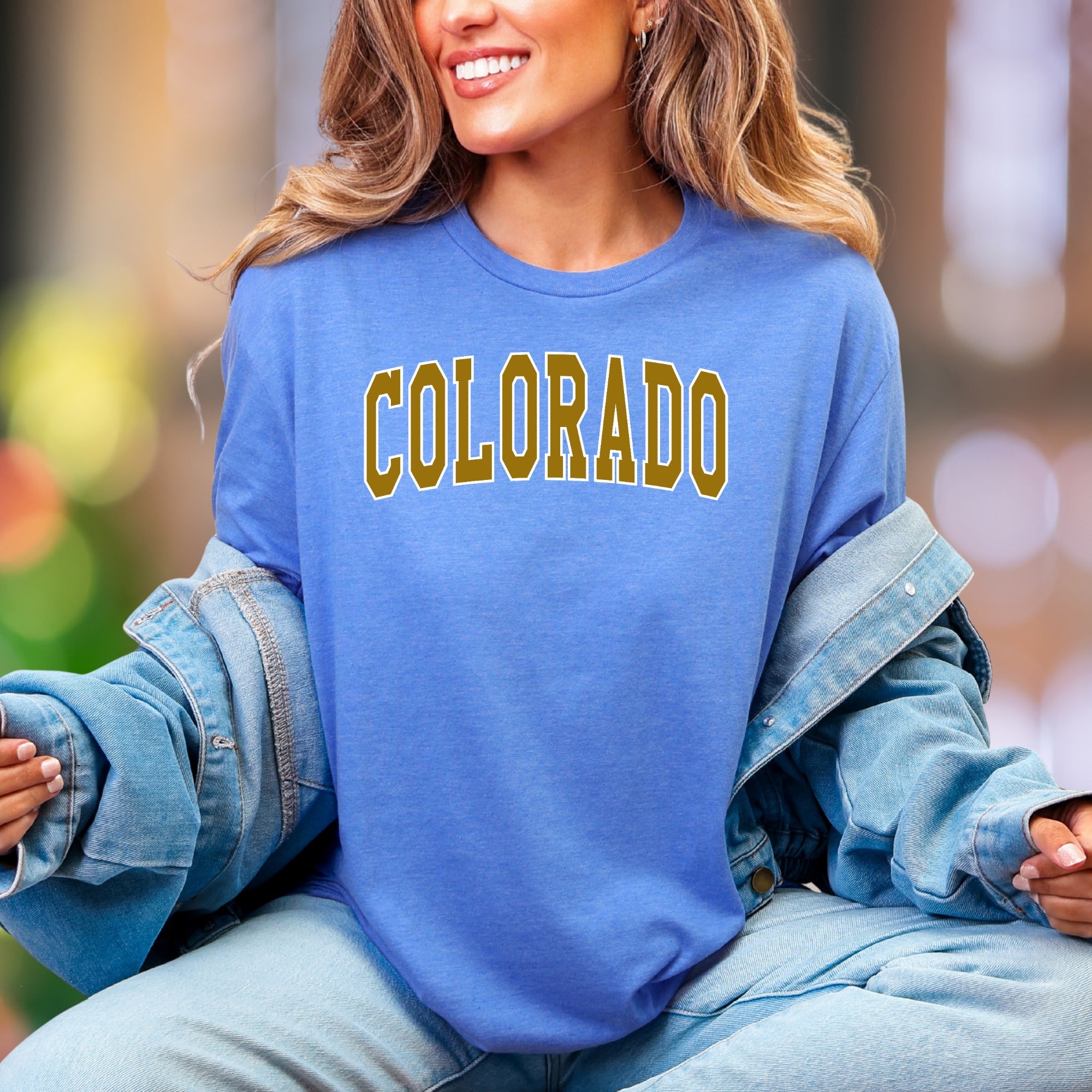 "Colorado" | Bold Typography Unisex Adult T-Shirt | State Pride & Casual Style