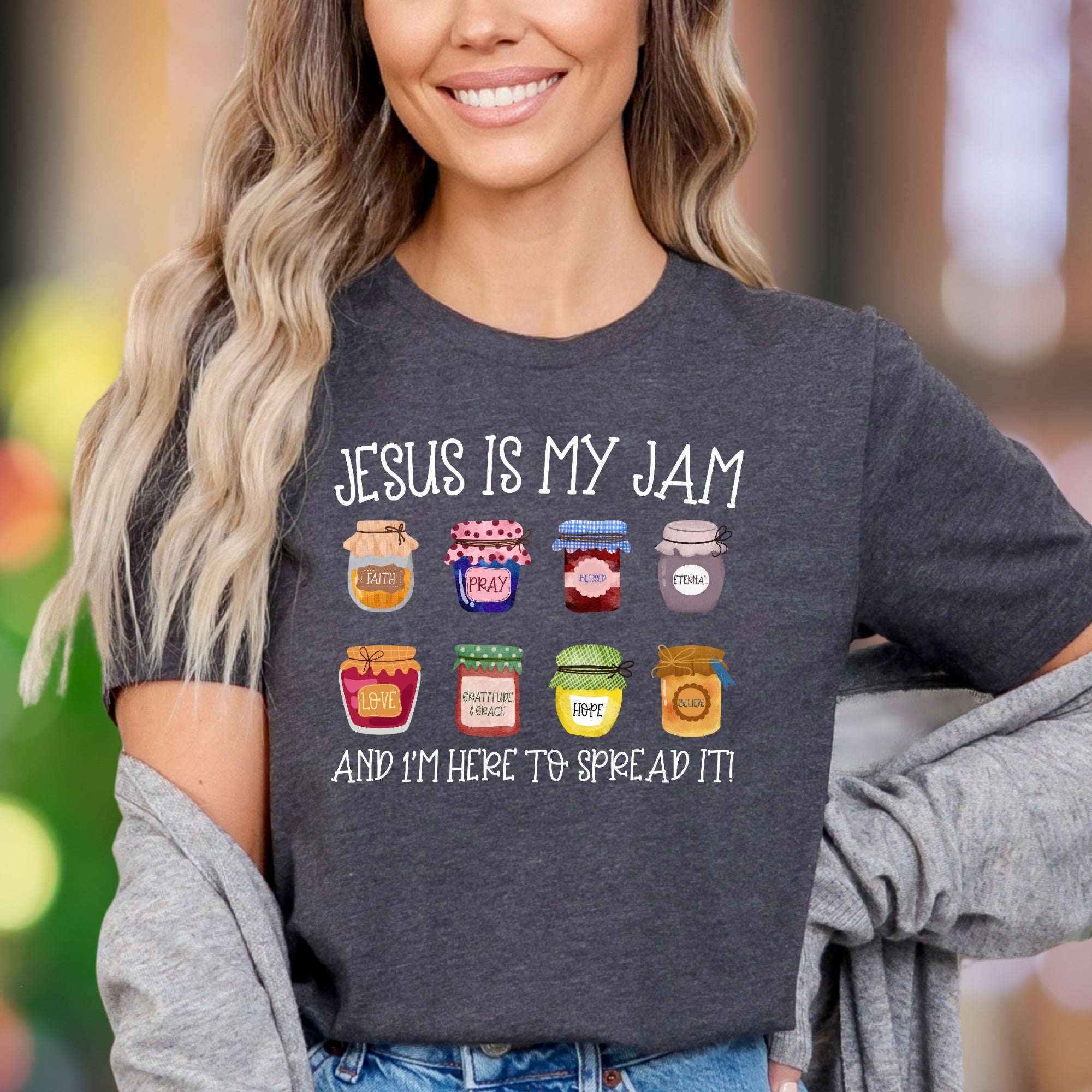 "Jesus Is My Jam" | Whimsical Graphic Unisex Adult T-Shirt | Faith-Inspired Lifestyle