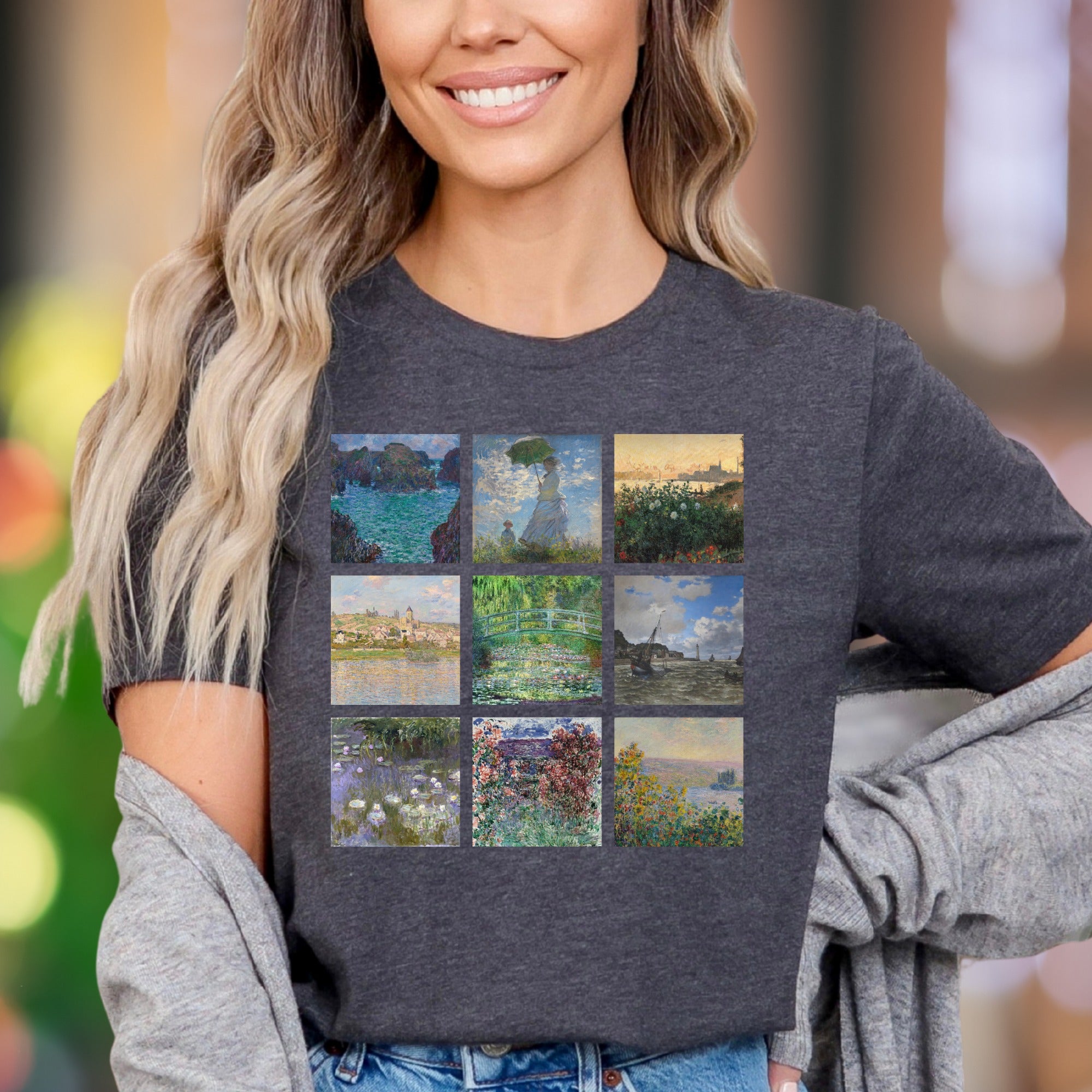 "Masterpieces Montage" | Fine Art Pattern Unisex Adult T-Shirt | Artistic Expression