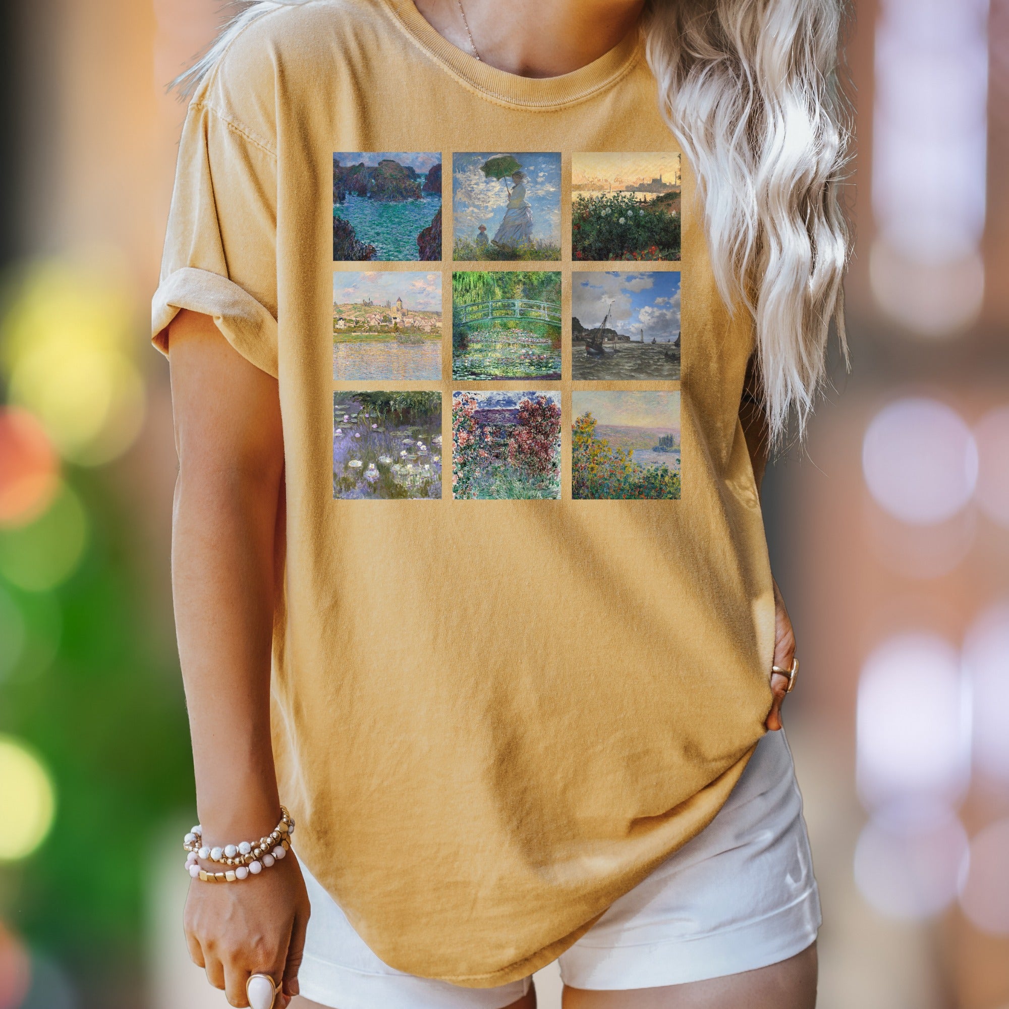 Impressionist Art Gallery | Comfort Colors Unisex Adult T-Shirt | Vintage Creative Lifestyle