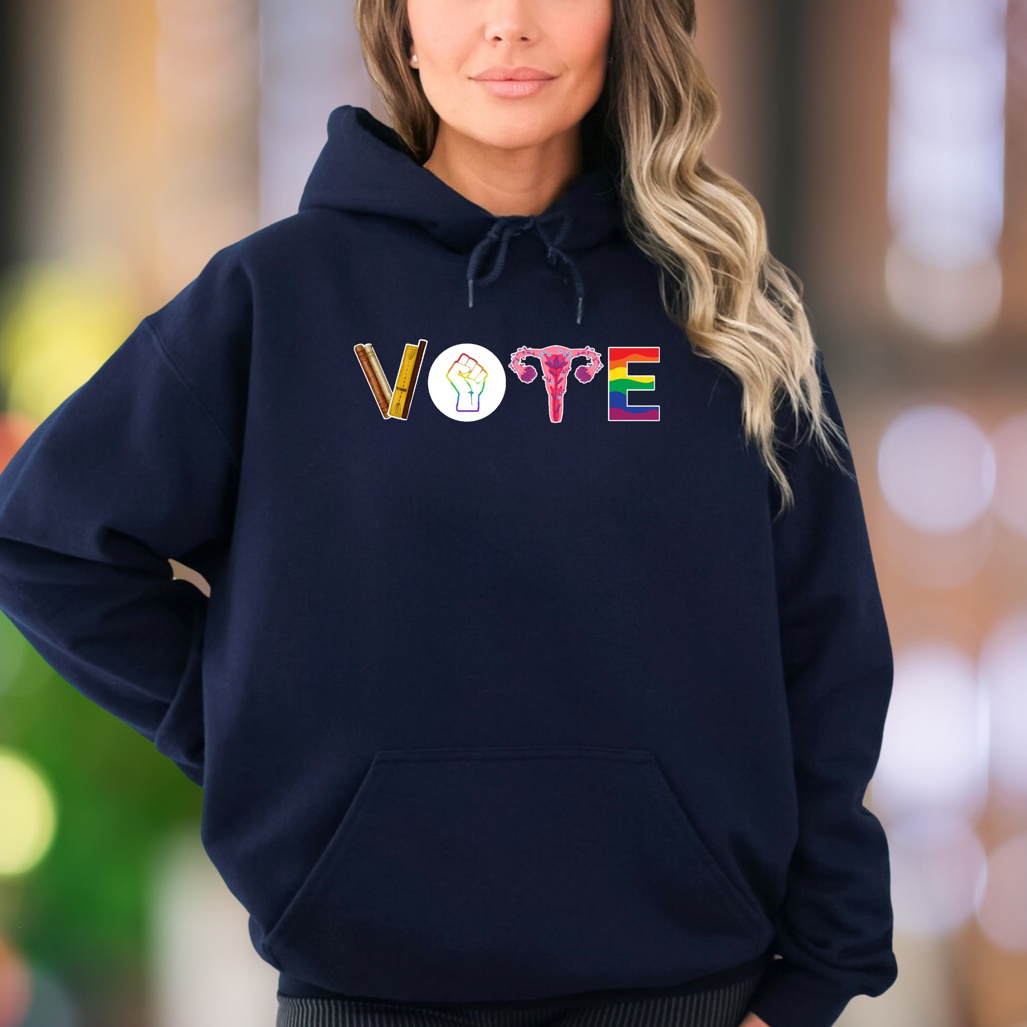 "VOTE" | Statement Graphic Unisex Adult Hoodie | Empowerment Lifestyle