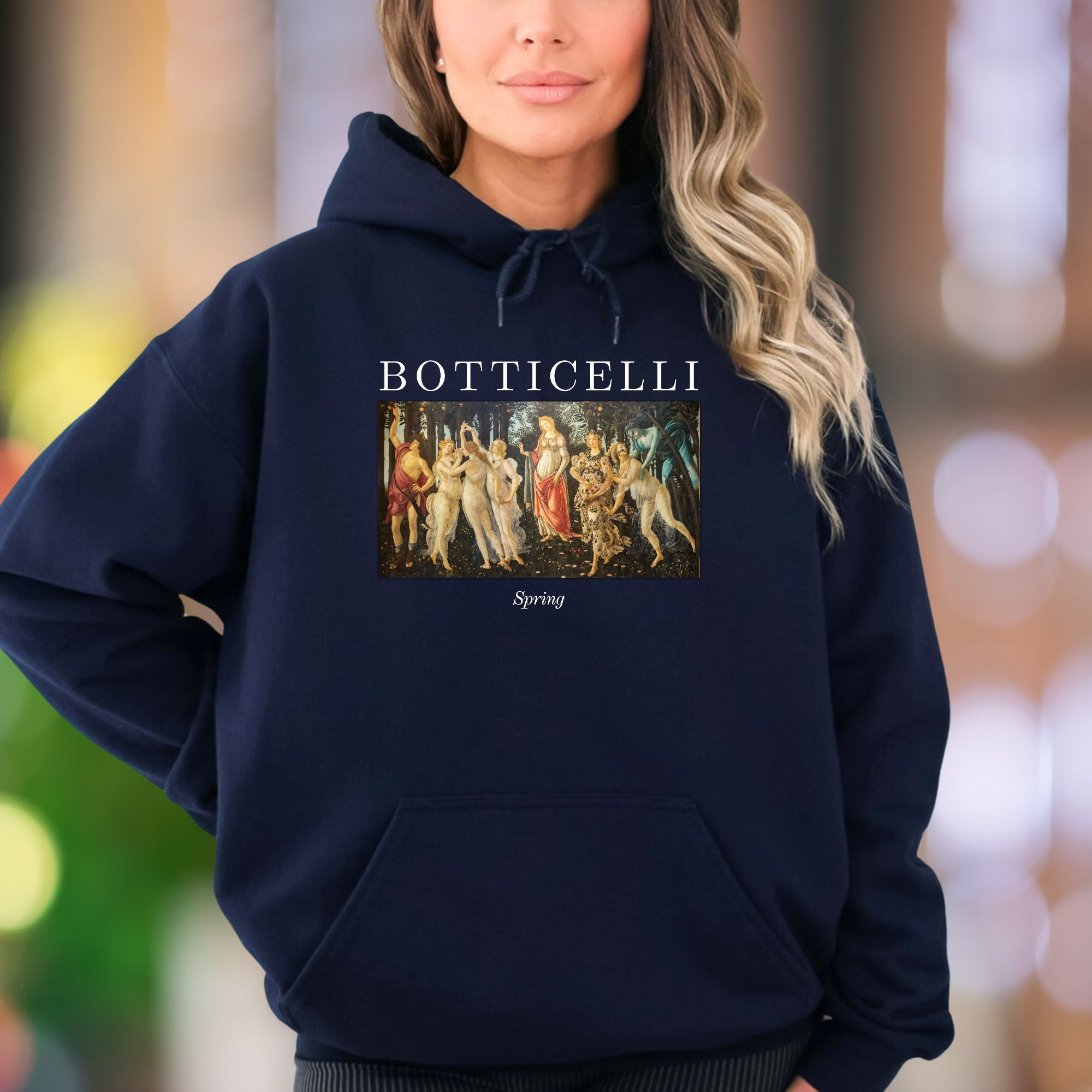 "BOTTICELLI Spring" | Renaissance Art Unisex Adult Hoodie | Artistic Heritage