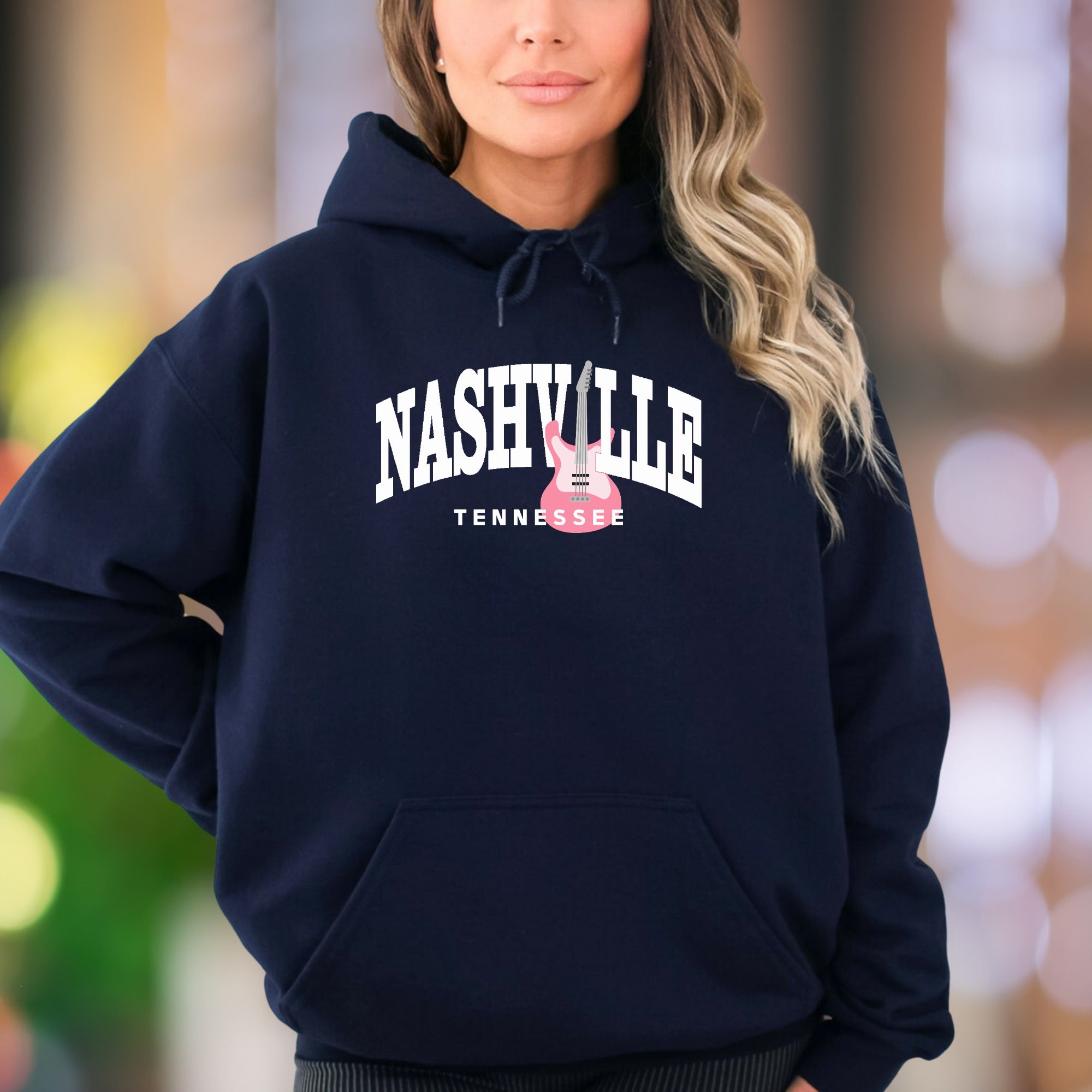 "Nashville Tennessee" | Graphic Music Unisex Adult Hoodie | Local Pride Apparel
