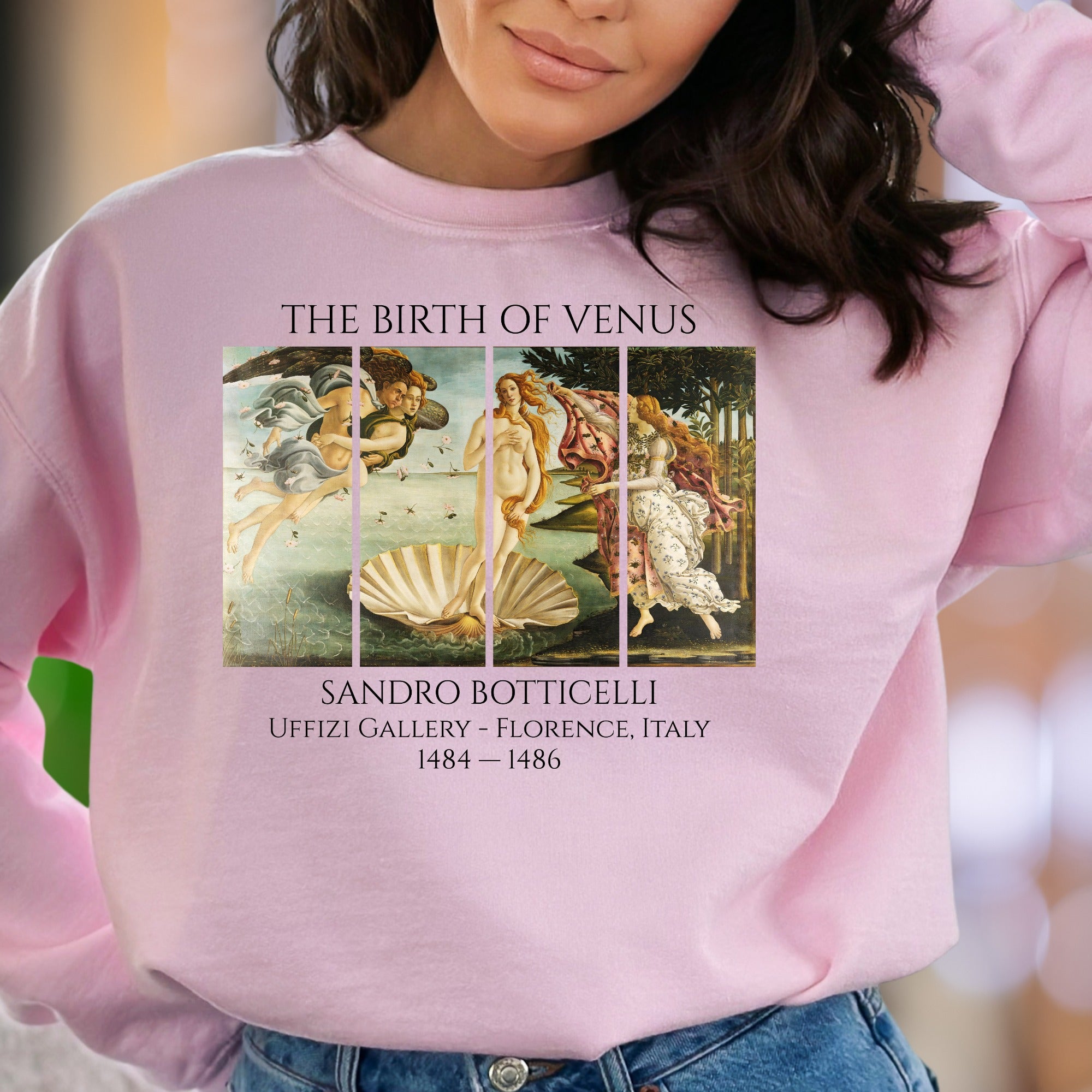 "The Birth of Venus" | Renaissance Art Unisex Adult Sweatshirt | Classic Aesthetic