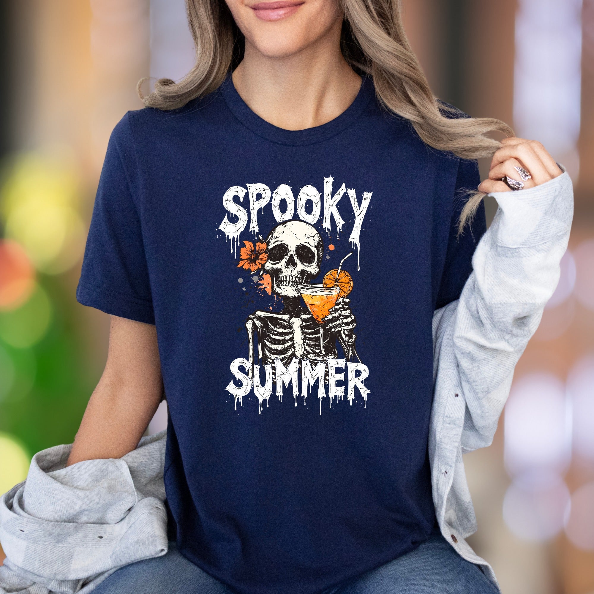 "Spooky Summer" | Graphic Humor Unisex Adult T-Shirt | Unique Lifestyle Apparel