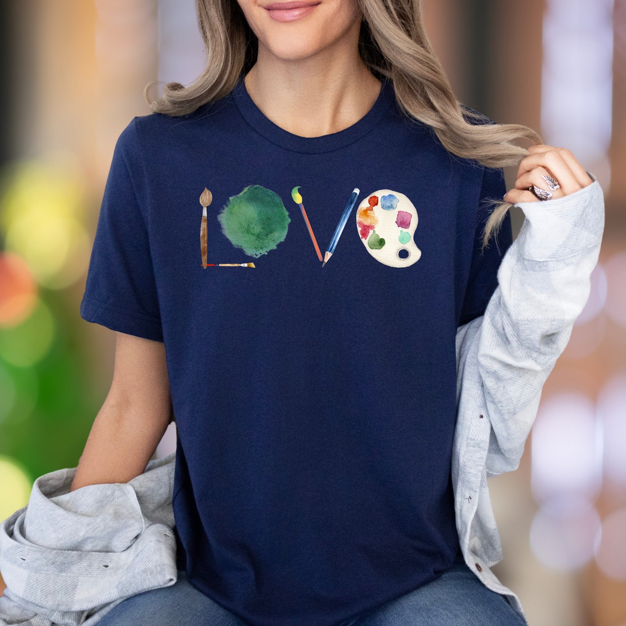 "LOVE" Artist Tools Unisex Adult T-Shirt | Creative Expression Lifestyle