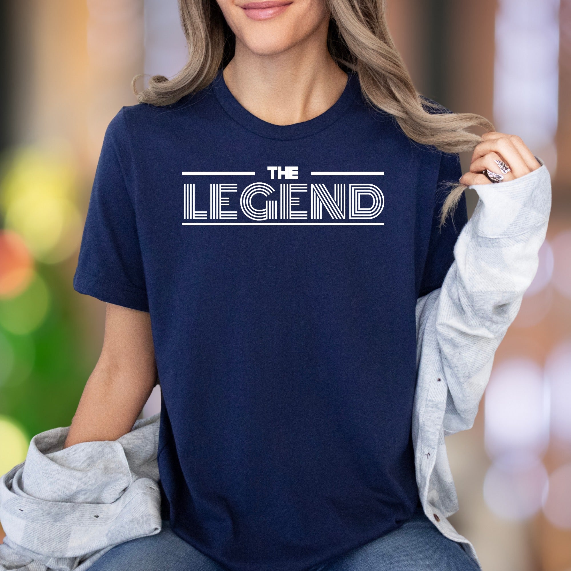 "THE LEGEND" | Bold Typography Unisex Adult T-Shirt | Confident Streetwear