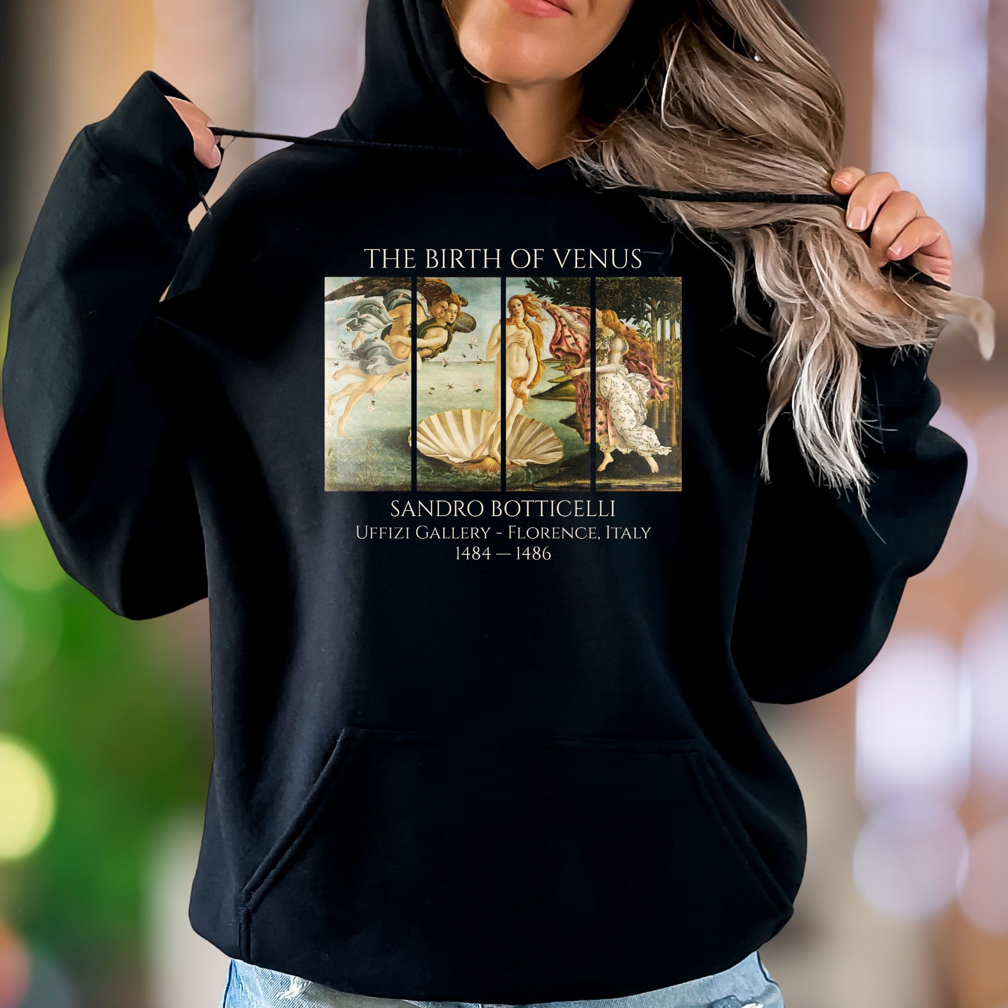 "THE BIRTH OF VENUS" | Renaissance Art Unisex Adult Hoodie | Classic Art Lifestyle