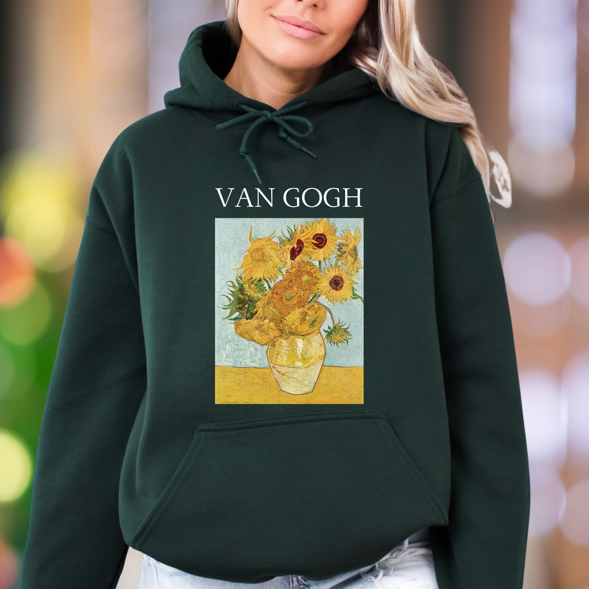 "VAN GOGH" | Vintage Art Graphic Unisex Adult Hoodie | Creative Lifestyle