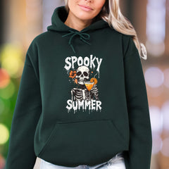 "Spooky Summer" | Gothic Retro Unisex Adult Hoodie | Humorous Lifestyle