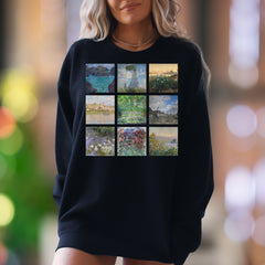Impressionist Gallery" | Vintage Art Unisex Adult Sweatshirt | Creative Lifestyle