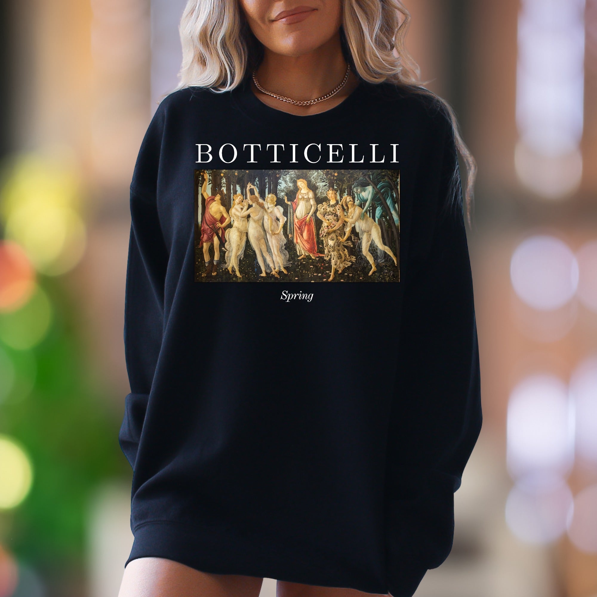 "BOTTICELLI Spring" | Renaissance Art Unisex Adult Sweatshirt | Artistic Lifestyle