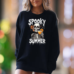 "Spooky Summer" | Graphic Humor Unisex Adult Sweatshirt | Quirky Lifestyle