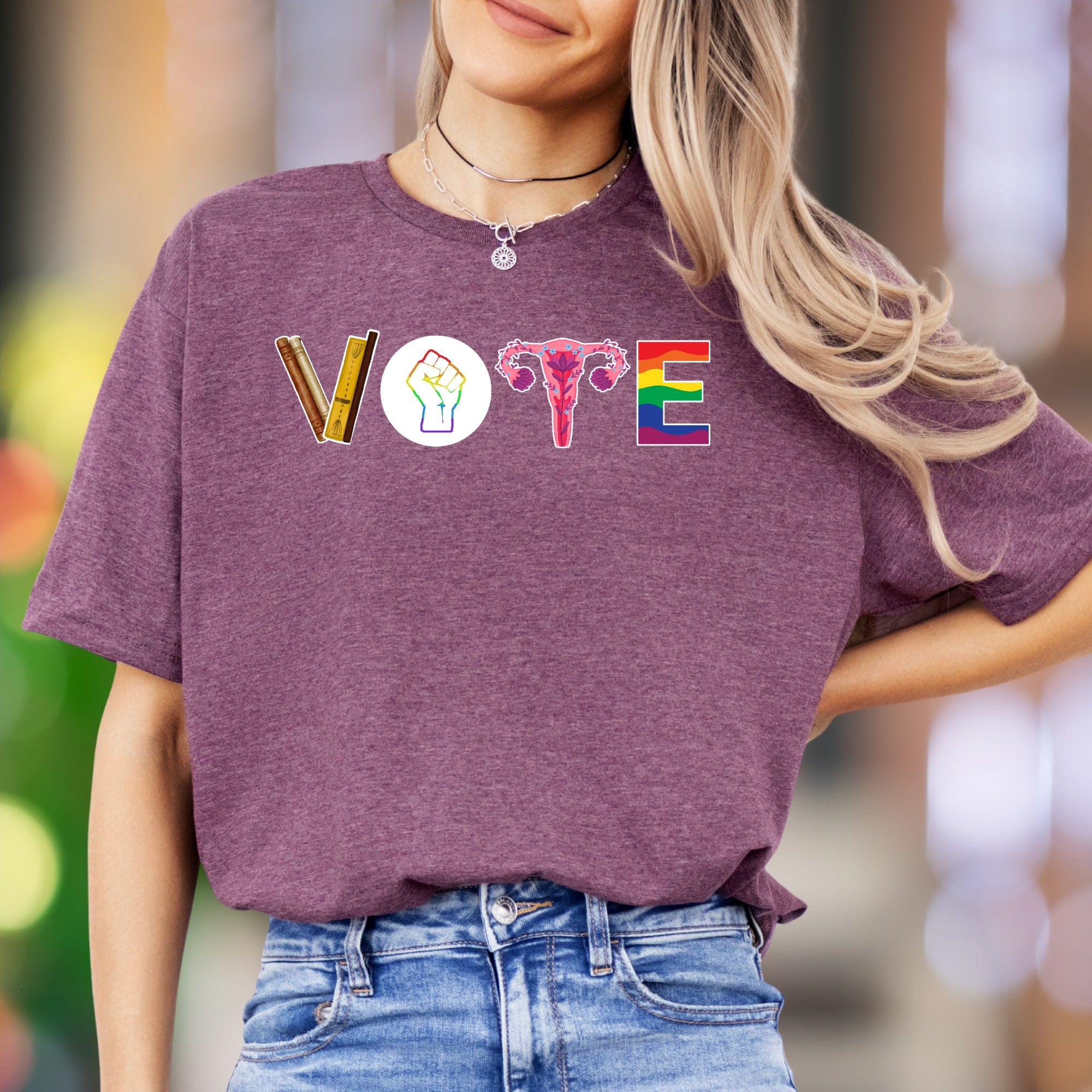 "VOTE" | Bold Typography Graphic Unisex Adult T-Shirt | Empowering Lifestyle
