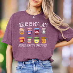 "Jesus Is My Jam" | Whimsical Graphic Unisex Adult T-Shirt | Faith-Inspired Lifestyle