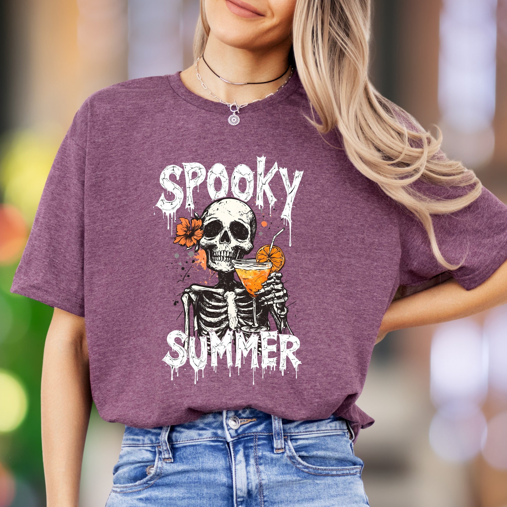 "Spooky Summer" | Graphic Humor Unisex Adult T-Shirt | Unique Lifestyle Apparel