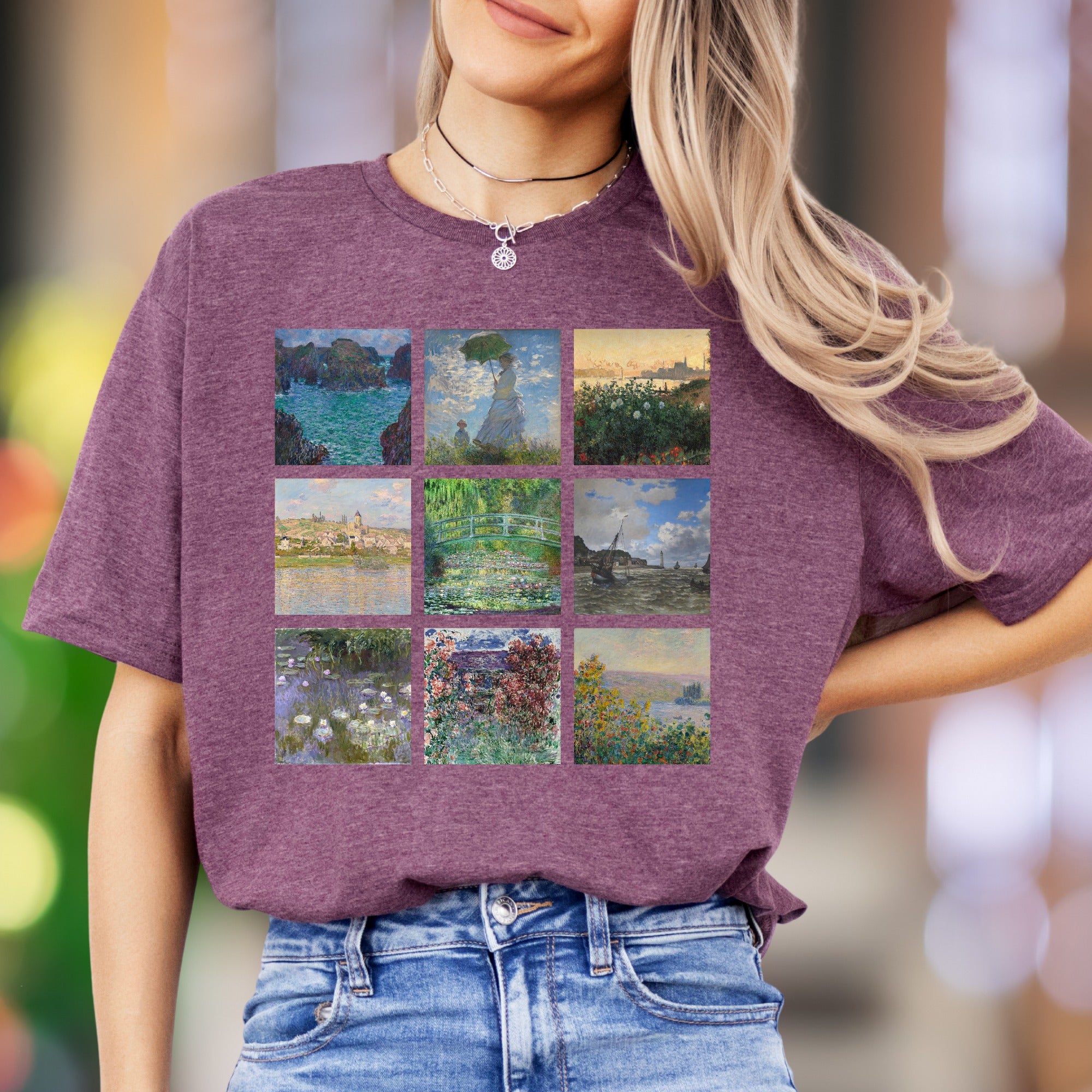 "Masterpieces Montage" | Fine Art Pattern Unisex Adult T-Shirt | Artistic Expression