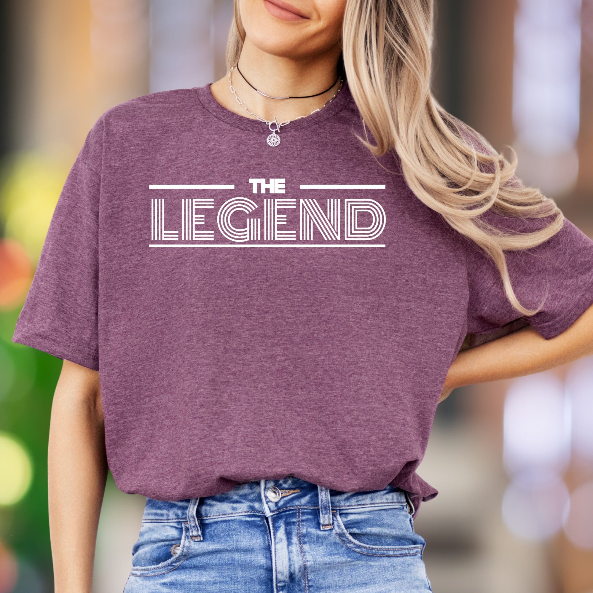 "THE LEGEND" | Bold Typography Unisex Adult T-Shirt | Confident Streetwear