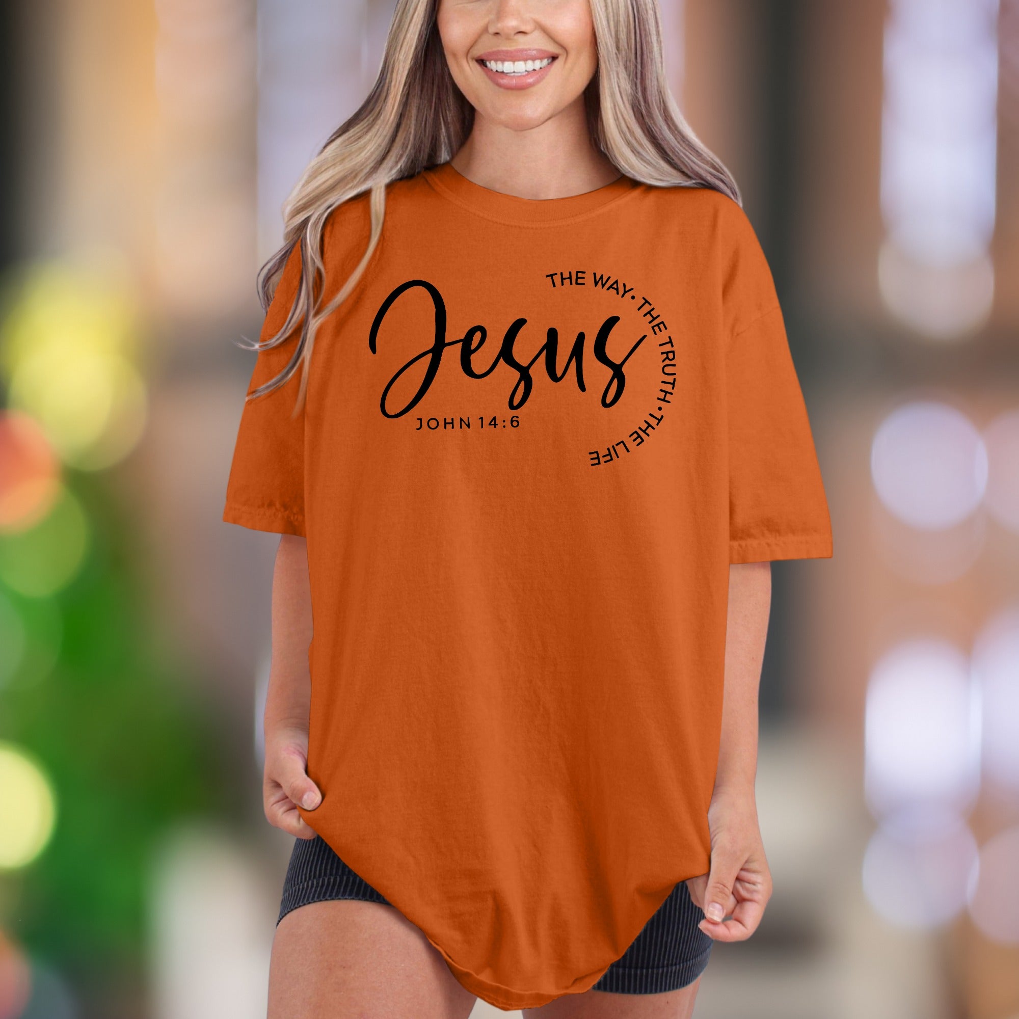 "Jesus: The Way, The Truth, The Life" | Comfort Colors Unisex Adult T-Shirt | Faith-Inspired Lifestyle