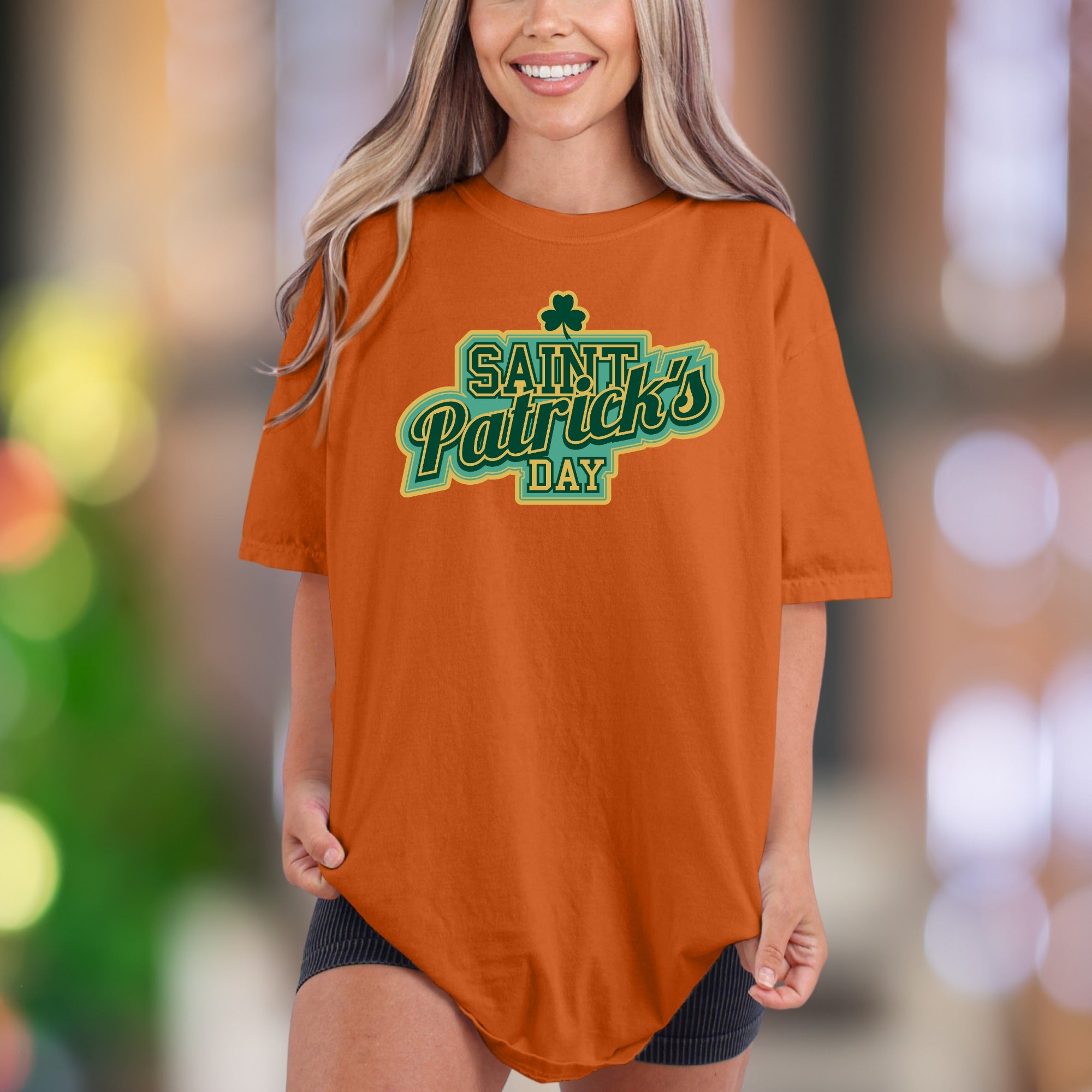 "Saint Patrick's Day" | Comfort Colors Unisex Adult T-Shirt | Retro Festive Style