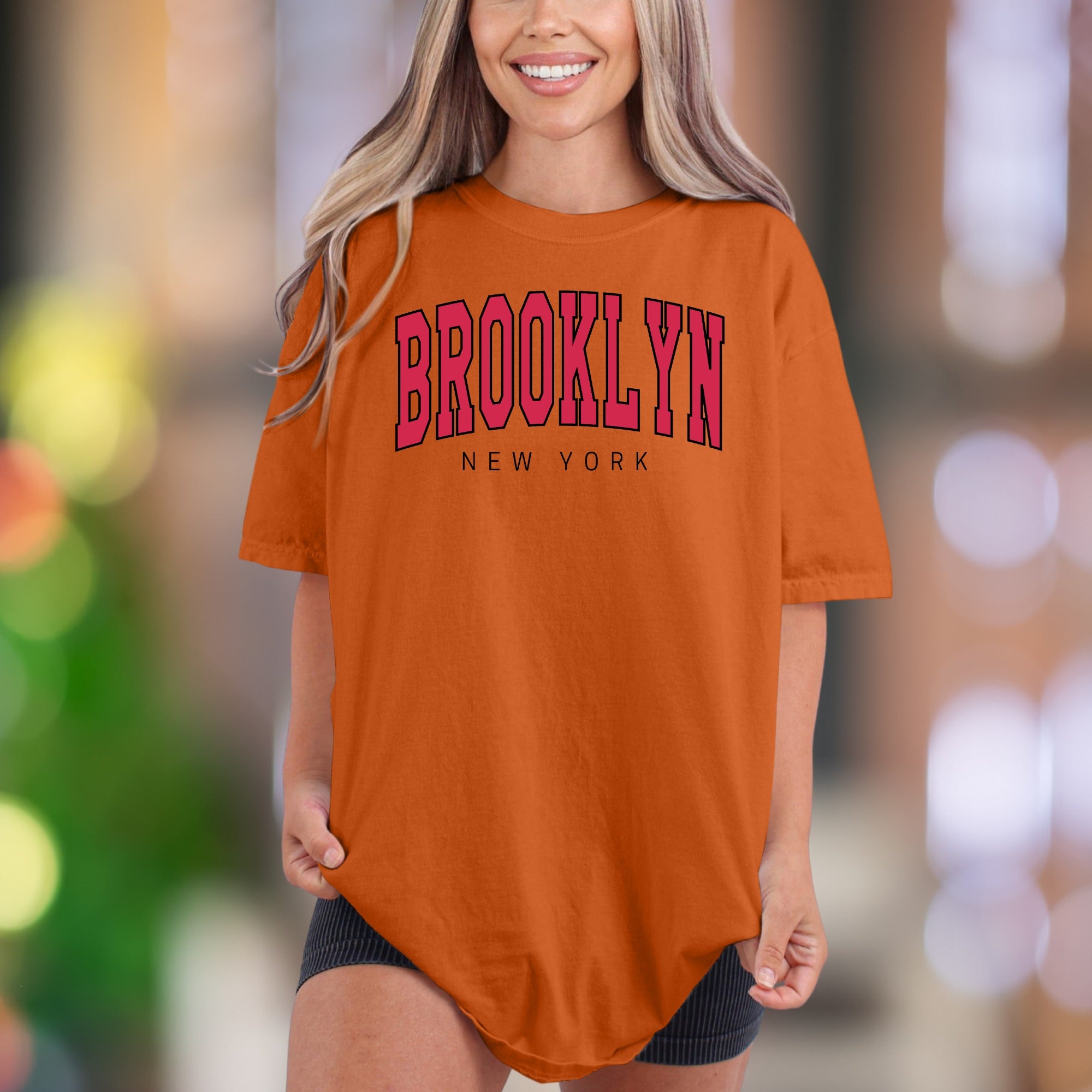 "BROOKLYN NEW YORK" | Comfort Colors Unisex Adult T-Shirt | Vintage City Style