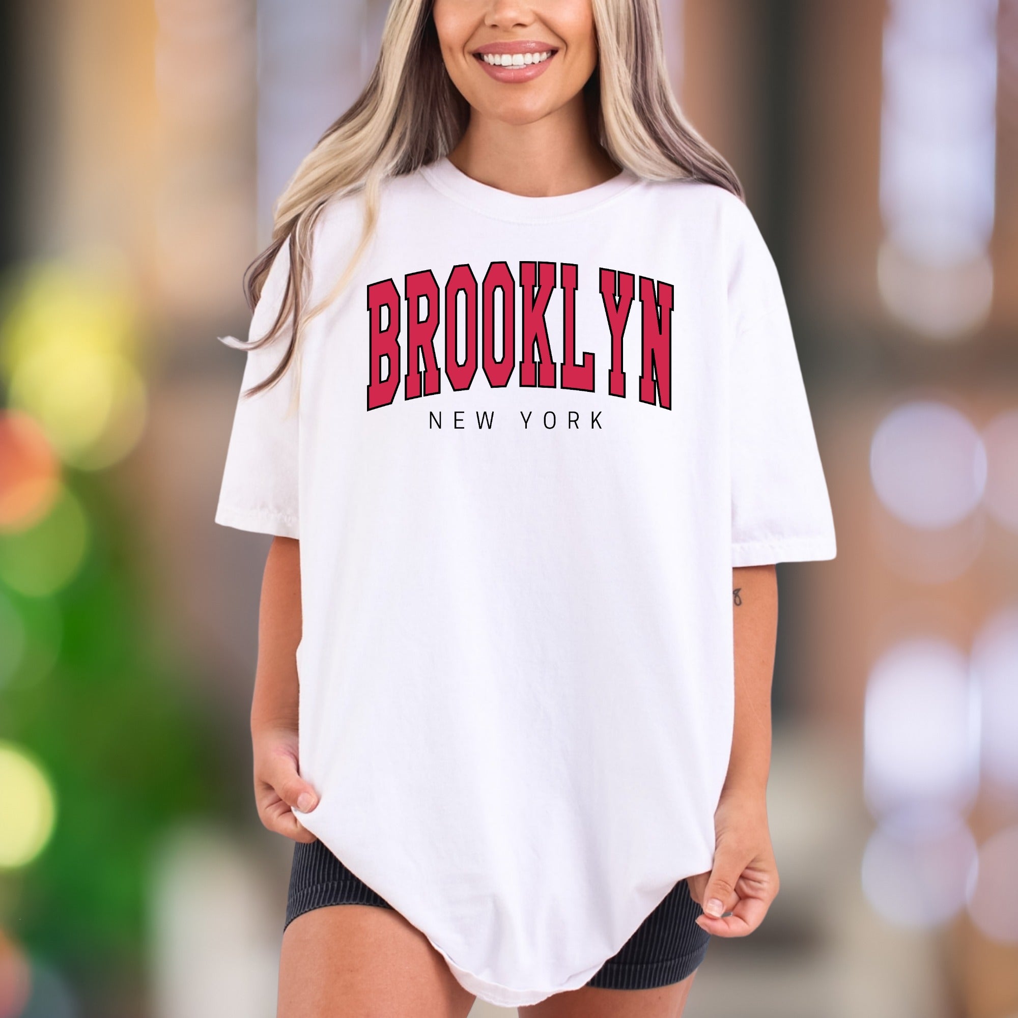 "BROOKLYN NEW YORK" | Comfort Colors Unisex Adult T-Shirt | Vintage City Style